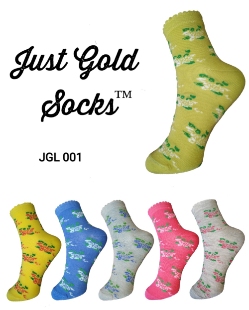 Just Gold Ladies Ankle Length Socks JGL001